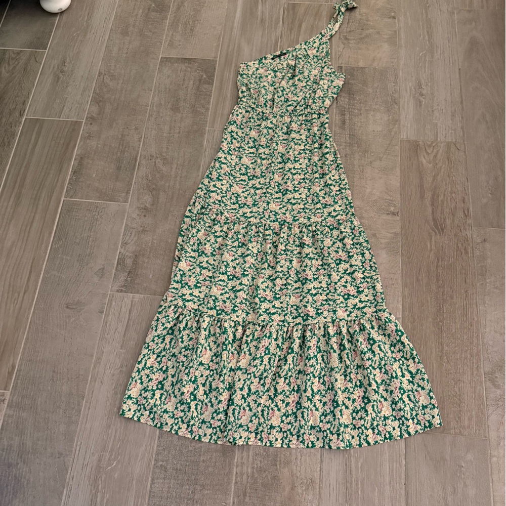 One shoulder maxi sun dress